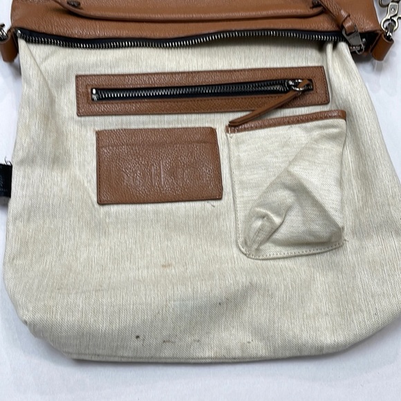 Botkier Women's Leather Crossbody Bag Adjustable Straps Extra Straps Neutral - Picture 13 of 15